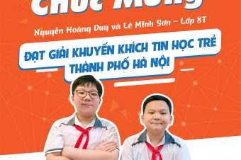 BMSERS ĐẠT GIẢI TRONG HỘI THI TIN HỌC TRẺ THÀNH PHỐ HÀ NỘI NĂM 2021