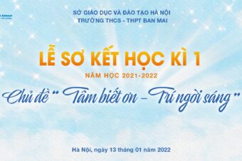 TRƯỜNG THCS – THPT BAN MAI TỔ CHỨC LỄ SƠ KẾT HỌC KÌ 1 TRỰC TUYẾN NĂM HỌC 2021 -2022