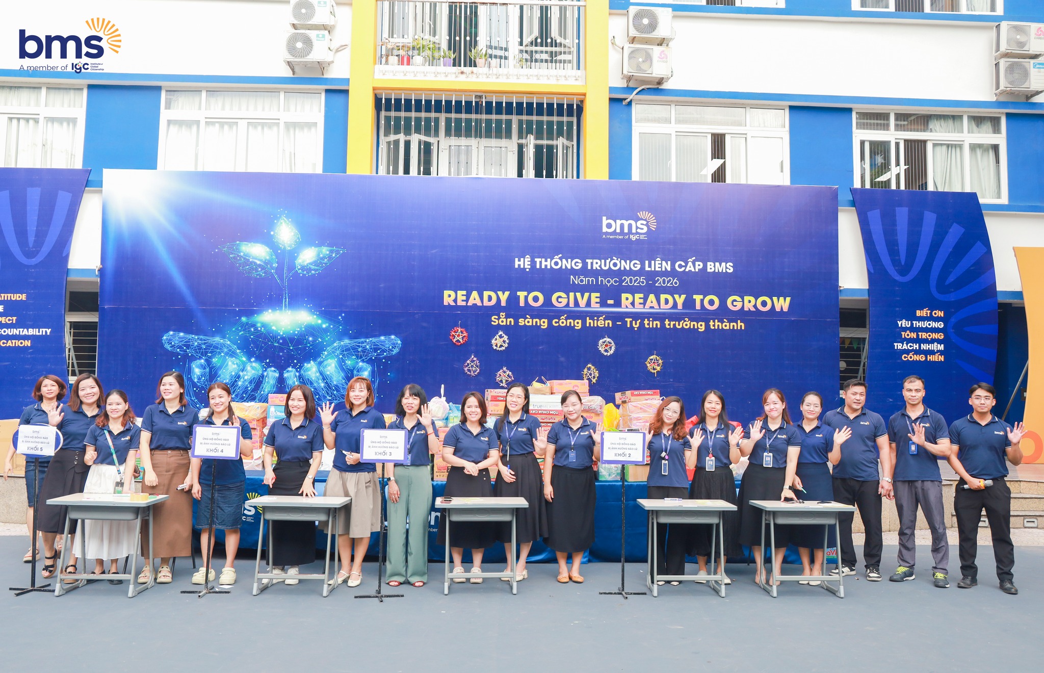 Trường Tiểu học Ban Mai: Lan tỏa yêu thương, chung tay hướng về đồng bào vùng lũ