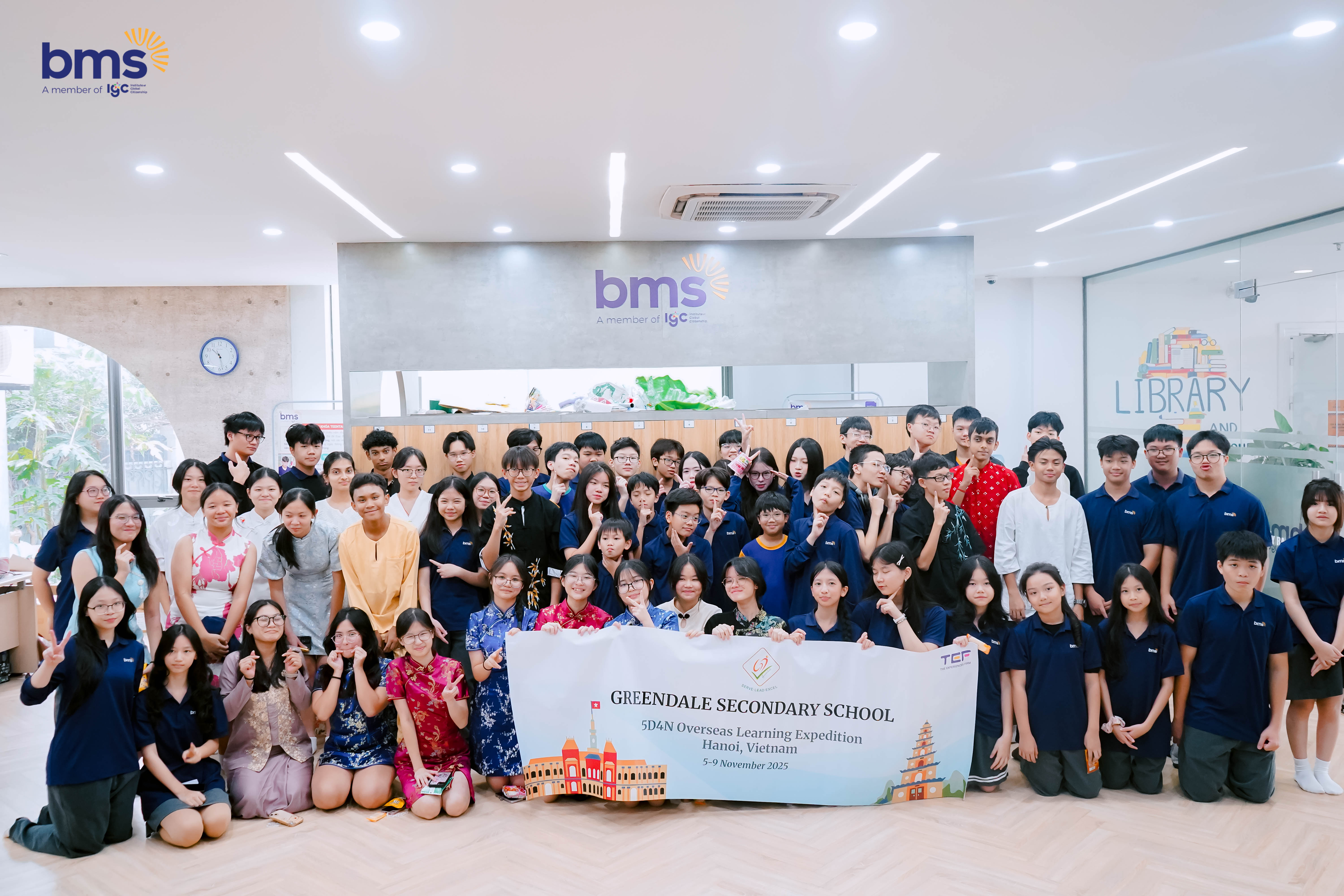 BMSers tự tin giao lưu và kết nối cùng học sinh Greendale Secondary School, Singapore
