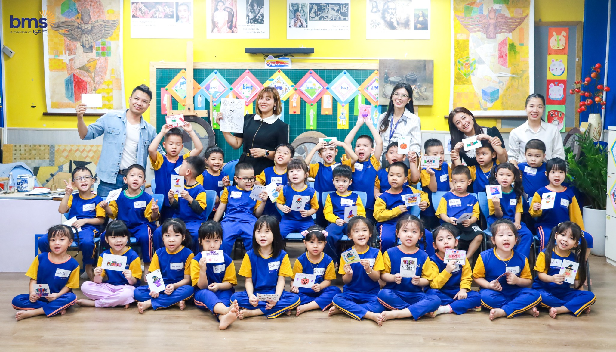 Nhìn lại hành trình "Một ngày làm học sinh lớp 1" cùng BMSers Trường Mầm non Ban Mai